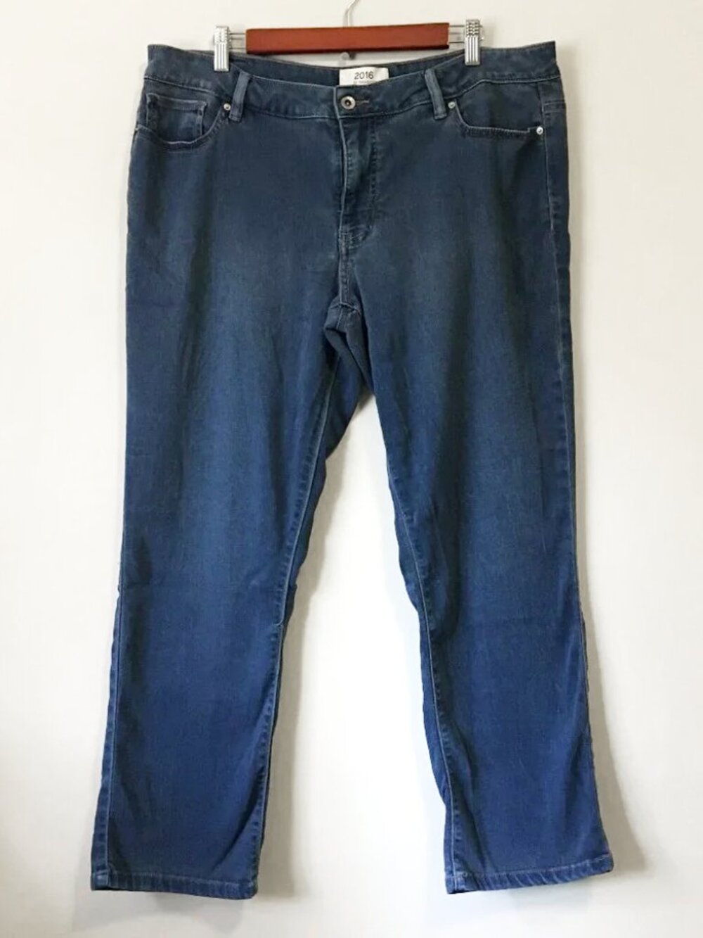 Parasuco Slouchy Blue Jeans Size 14 32 Soft Rayon Blend Relaxed Boyfriend